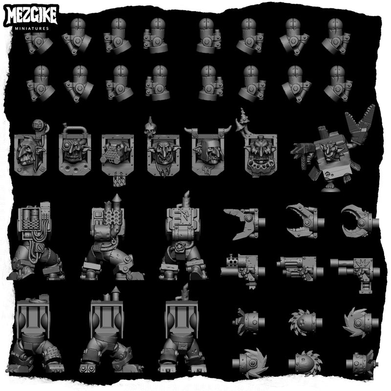Mega runtz mob A (7 multipart miniatures)