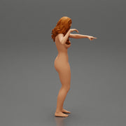 Naked woman pointing - Only-Games