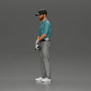 Confident golfer posing with club, ready to ace the game - Only-Games