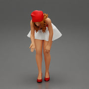 santa christmas  girl in hat and dress bend over - Only-Games