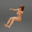 Naked Angry Young Woman screaming In The Car - Only-Games