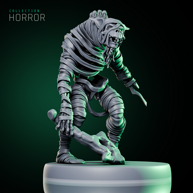 Gnoll Mummy w/ Club 1 - Only-Games