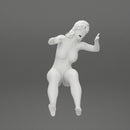 Naked Angry Young Woman screaming In The Car - Only-Games