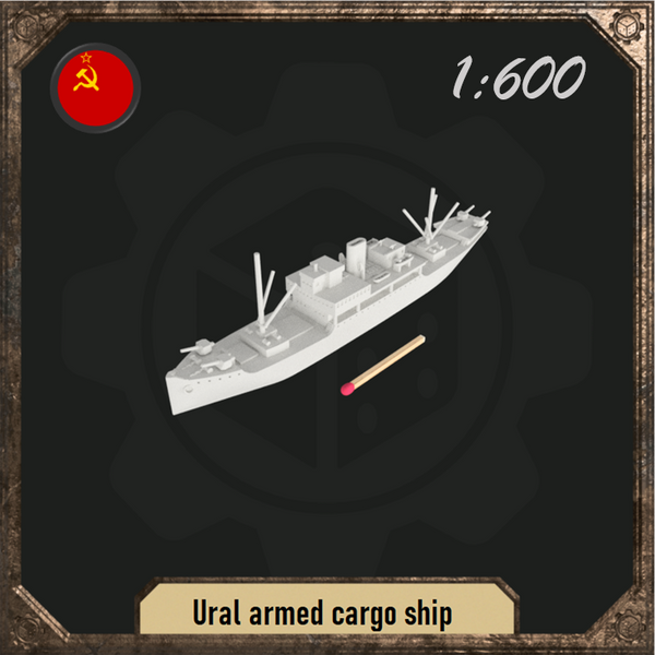 1/600 Ural armed cargo ship