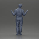 police detective standing with hands wide open - Only-Games