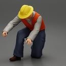 Industry worker sitting and fixing technical issues - Only-Games