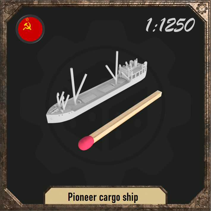 1/1250 Pioneer cargo ship