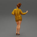 Young Woman In Mini Dress - Only-Games