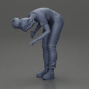 Girl standing behind her boyfriend, gently touching his face - Only-Games