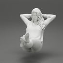 Sexy girl  sitting on a chair with her legs on the table - Only-Games