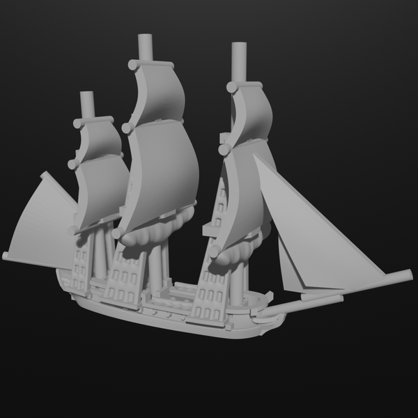 4x 1/2400 Unite-class Corvettes/HMS Surprise (28 guns)