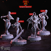 Demon Priests - Demon's Gate - CastNPlay - Terrain Wargaming D&D DnD 28mm 32mm 40mm 54mm - Only-Games
