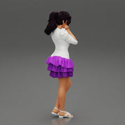 Woman posing wearing Fashion model in beauty dress - Only-Games