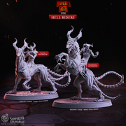 Hell Riders - Demon's Gate - CastNPlay - Terrain Wargaming D&D DnD 28mm 32mm 40mm 54mm - Only-Games