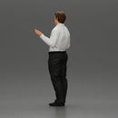 police detective standing with hands wide open - Only-Games