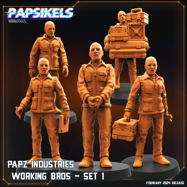 PAPZ INDUSTRIES WORKING BROS SET 1 - Only-Games