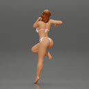 Sexy girl in bikini Leaning Against car - Only-Games