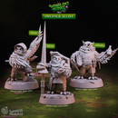Owlfolk Allies - Woodland Heroes - CastNPlay - Terrain Wargaming D&D DnD 28mm 32mm 40mm 54mm