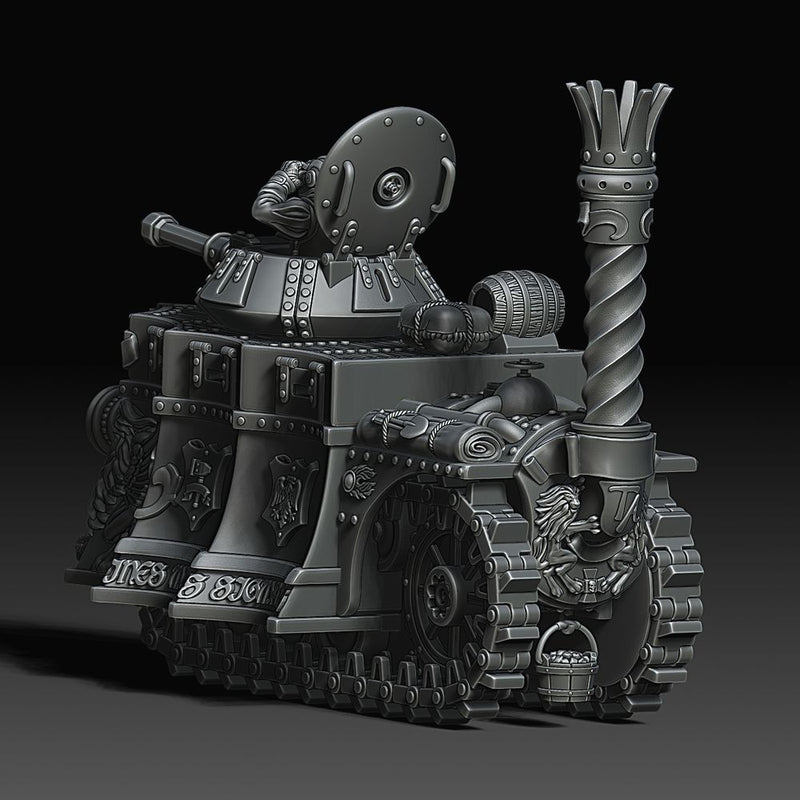 Steam Tank - Tracks Conversion Kit -28-32mm - Only-Games