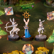 Rabbitfolk Wardens - Woodland Heroes - CastNPlay - Terrain Wargaming D&D DnD 28mm 32mm 40mm 54mm - Only-Games