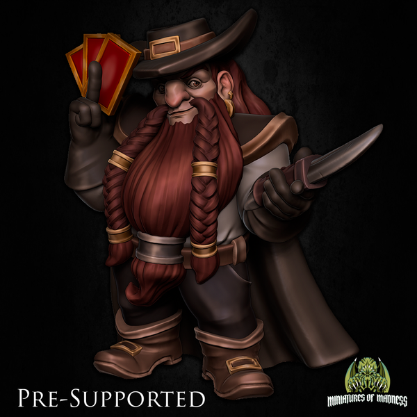 Fingrith Sharpaper  [PRE-COLORED] Dwarf Rogue - Only-Games