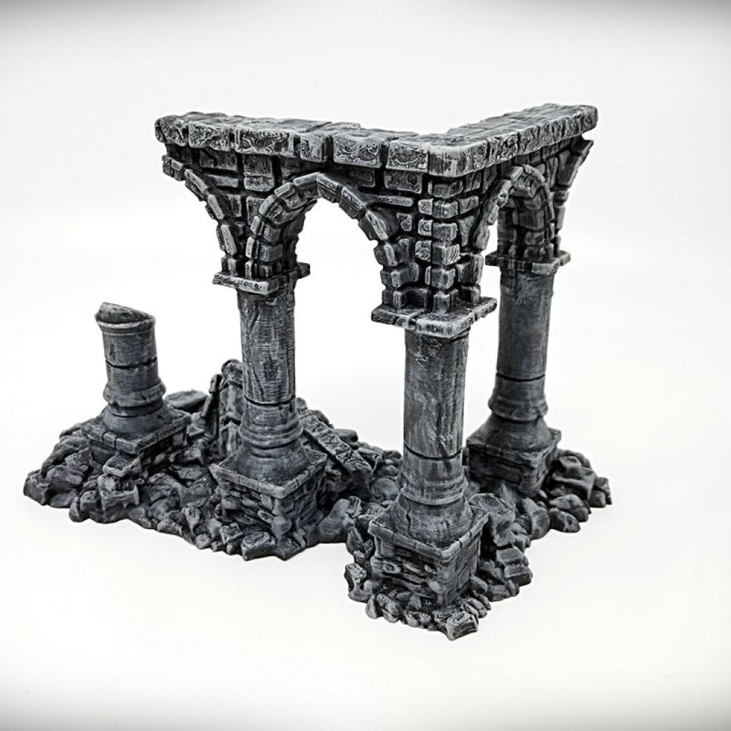 Quad Column - Ruined Columns - Ancient Ruins - Only-Games