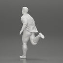 man running in an open shirt, fearing to be arrested - Only-Games