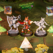 Foxfolk Defenders - Woodland Heroes - CastNPlay - Terrain Wargaming D&D DnD 28mm 32mm 40mm 54mm - Only-Games