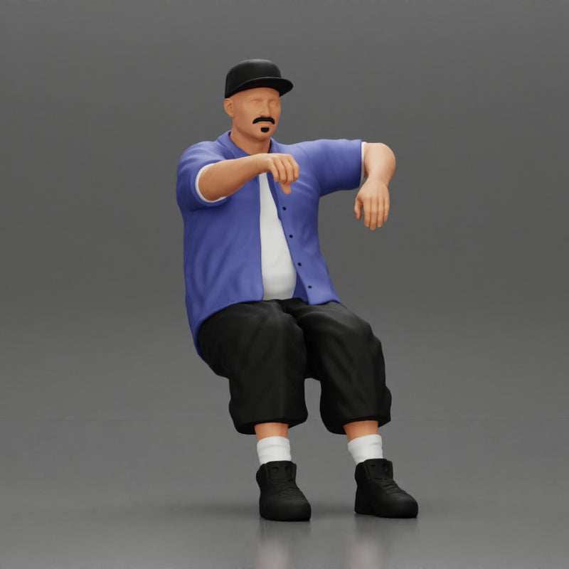gangster homie in cap with arm on window driving the car - Only-Games
