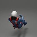 2 Models - Racing Driver Sitting in Touring Car Cockpit with Racing Suit and seat - Only-Games