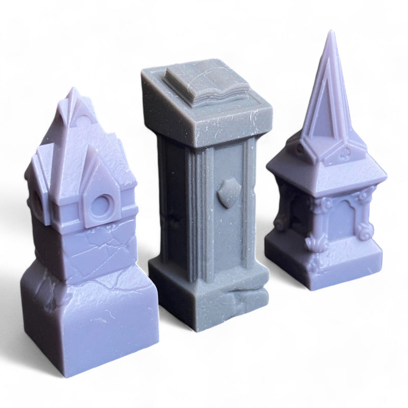 Cemetery plinths