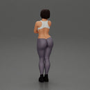 pretty girl with short hair posing in bra - Only-Games