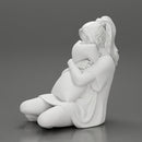 beautiful girl scared sitting and holding a pillow while watching a horror movie on TV - Only-Games