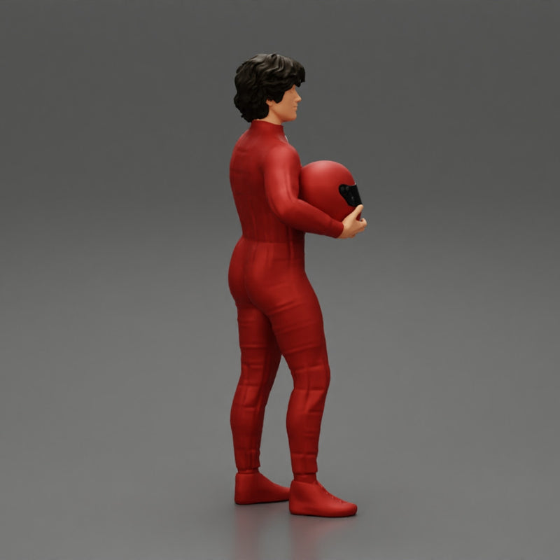 motorbiker holding his helmet with both hands - Only-Games