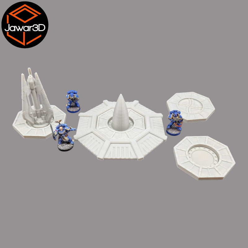 Rocket Hatch - 28mm Wargaming Scatter Terrain Scenery Tabletop Miniature - Only-Games