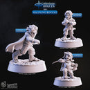 Halfling Rogues - Nightdagger Rogues - CastNPlay - Terrain Wargaming D&D DnD 28mm 32mm 40mm 54mm