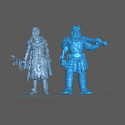 (0174) Male human tiefling firbolg half-orc elf Artificer with a hammer and blacksmith's tools - Only-Games