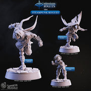 Steampunk Rogues - Nightdagger Rogues - CastNPlay - Terrain Wargaming D&D DnD 28mm 32mm 40mm 54mm - Only-Games
