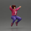 girl being carried on the man's shoulders - Only-Games