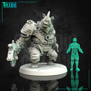 (L 0026) Male rhinoceros mutant post-apocalyptic with a big melè weapons - Only-Games