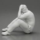 Thoughtful Surgeon Sitting  With His Hand On Head - Only-Games