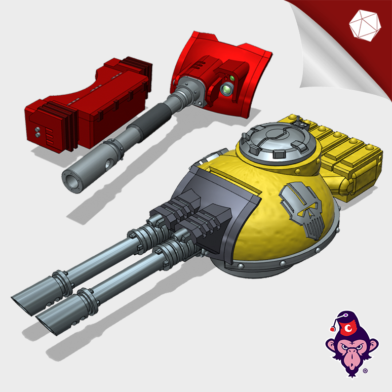 Iron Heads : Phobos Tank Turret Set (OG) - Only-Games