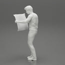 Young Man Holding Map And Looking At It While Standing On The City - Only-Games