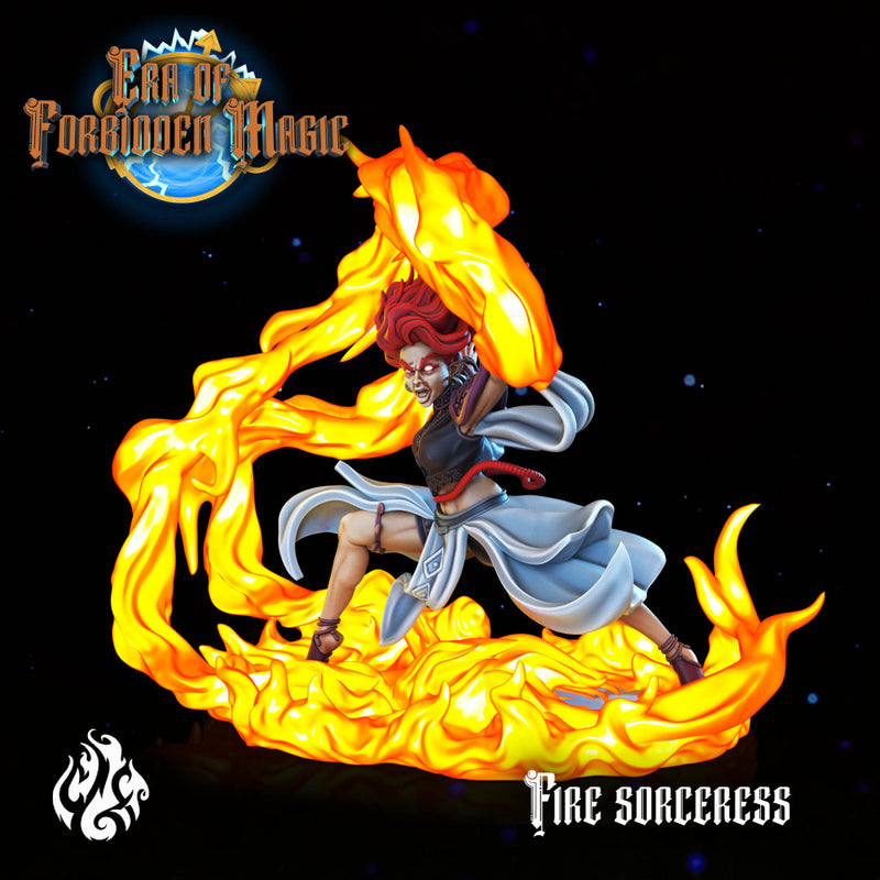 Fire Genasi Sorceress - Only-Games