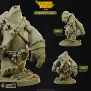 Carrier Toads - Jungle Toads - CastNPlay - Terrain Wargaming D&D DnD 28mm 32mm 40mm 54mm - Only-Games