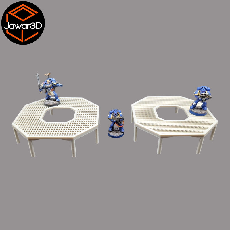 Footbridge Centre x2 - 28mm Wargaming Scatter Terrain Scenery Tabletop Miniature - Only-Games