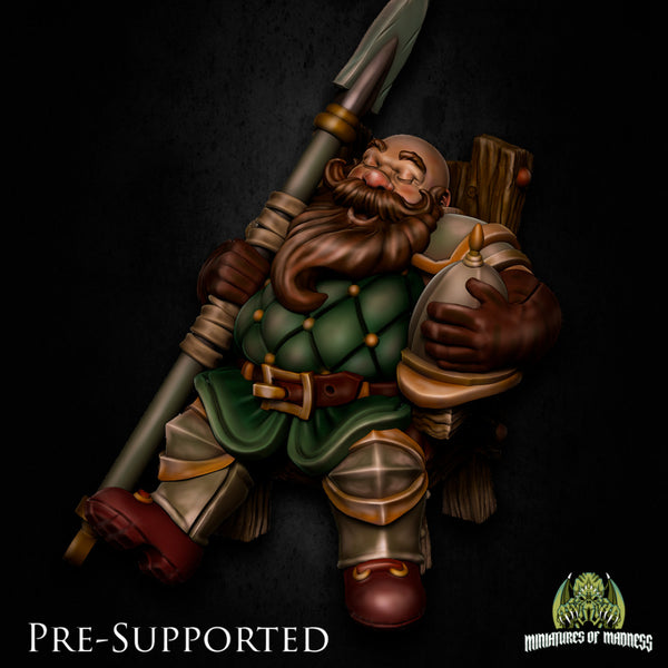 Agrim Calmairon [PRE-SUPPORTED]  Dwarf Knight Watcher - Only-Games