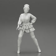 Beautiful Young Attractive Woman Wearing Dress and boot - Only-Games