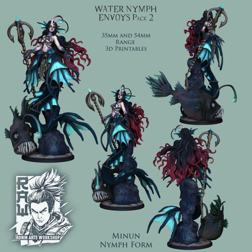 Water Nymph Envoys (NSFW) Mermaid Set 2 - Ronin Arts Workshop