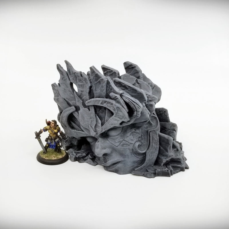 Ruined Statue Head: Icons of Ruin Terrain Set - Only-Games